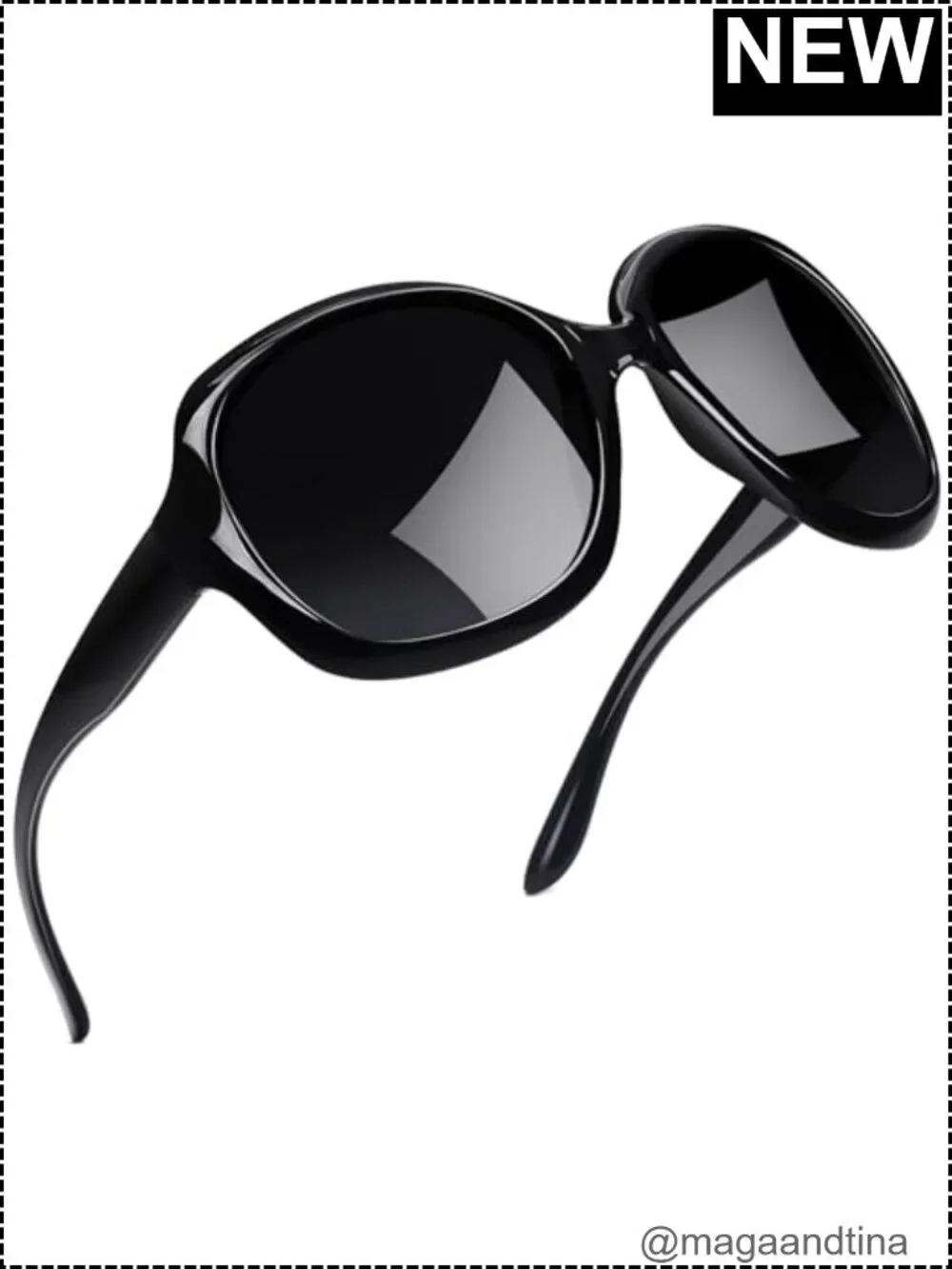 Oversized Butterfly Sunglasses for Women Polarized UV Protection